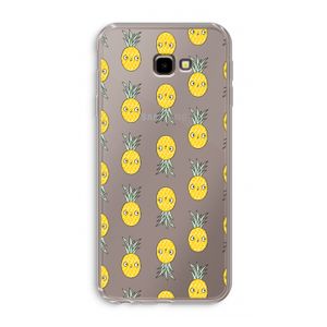 Ananas: Samsung Galaxy J4 Plus Transparant Hoesje