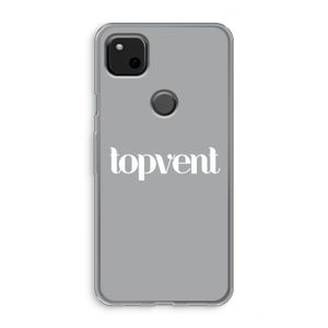 Topvent Grijs Wit: Google Pixel 4a Transparant Hoesje