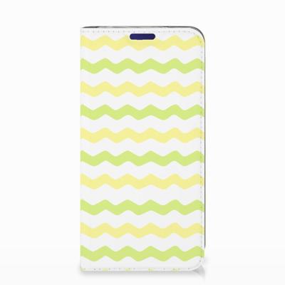 Samsung Galaxy S10e | Hoesje met Magneet | Waves Yellow