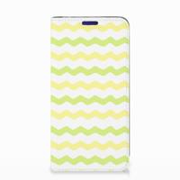 Samsung Galaxy S10e | Hoesje met Magneet | Waves Yellow