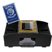 Set van automatische kaartenschudmachine en een pak speelkaarten   - - thumbnail