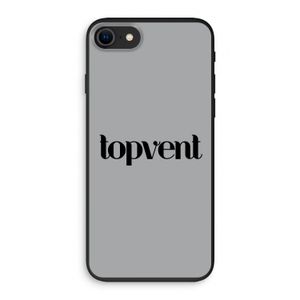 Topvent Grijs Zwart: iPhone SE 2020 Biologisch afbreekbaar hoesje