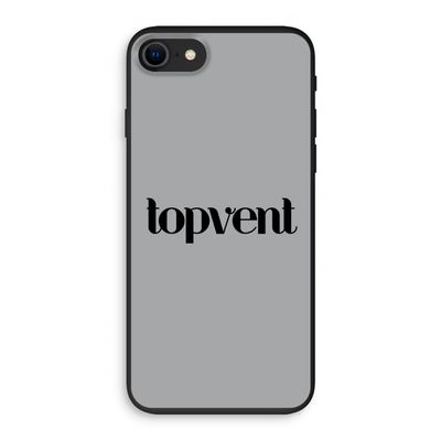 Topvent Grijs Zwart: iPhone SE 2020 Biologisch afbreekbaar hoesje