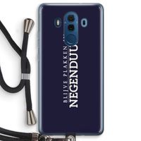 Blijve plakken in Negenduust: Huawei Mate 10 Pro Transparant Hoesje met koord