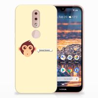 Nokia 4.2 Telefoonhoesje met Naam Monkey - thumbnail