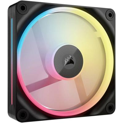 Corsair LX120-R RGB iC PC-ventilator Zwart (b x h x d) 120 x 120 x 20 mm