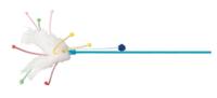 TRIXIE KATTEN SPEELSTOK MET VEREN ASSORTI TRIXIE KATTEN SPEELSTOK MET VEREN ASSORTI
