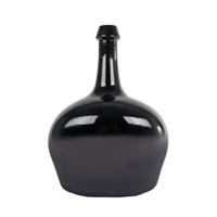 Diversen Vaas graffa victoria s mat/glans zwart 19x14x26 glas