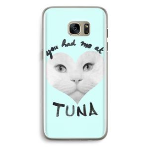You had me at tuna: Samsung Galaxy S7 Edge Transparant Hoesje