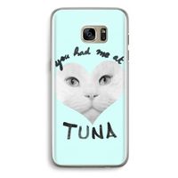 You had me at tuna: Samsung Galaxy S7 Edge Transparant Hoesje