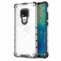 Honingraat schokbestendig PC + TPU Case voor Huawei mate 20 (transparant)