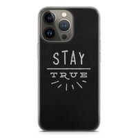 Stay true: iPhone 13 Pro Transparant Hoesje