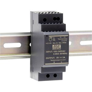 Mean Well HDR-30-24 DIN-rail netvoeding 24 V/DC 1.5 A 36 W Aantal uitgangen: 1 x Inhoud: 1 stuk(s)