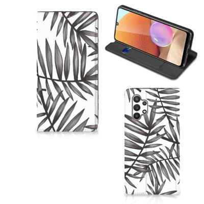 Samsung Galaxy A32 4G | A32 5G Enterprise Editie Smart Cover Leaves Grey Samsung Galaxy A32 4G | A32 5G Enterprise Editie Smart Cover Leaves Grey
