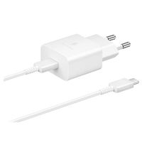 Samsung Snelle Reislader & USB-C Kabel EP-T1510XWEGEU - 15W - Wit - thumbnail