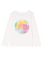 Stella McCartney Kids t-shirt à logo imprimé - Blanc