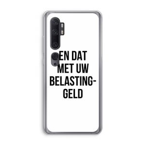 Belastinggeld: Xiaomi Mi Note 10 Pro Transparant Hoesje