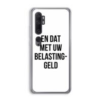 Belastinggeld: Xiaomi Mi Note 10 Pro Transparant Hoesje