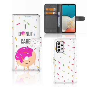 Samsung Galaxy A53 Book Cover Donut Roze