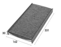 Interieurfilter CLIMFILTER SUPREME VALEO, u.a. für Saab, Fiat, Opel, Vauxhall, Cadillac