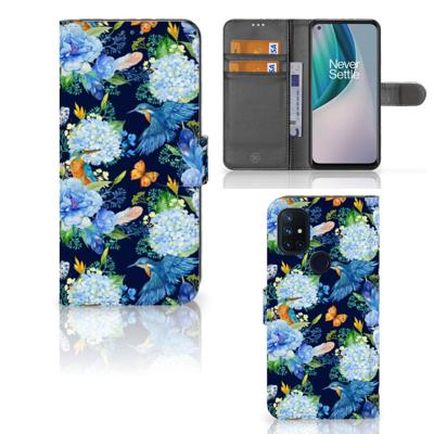 Telefoonhoesje | Met pasjeshouder | voor OnePlus Nord N10 IJsvogel