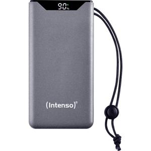 Intenso F20000 Powerbank 20000 mAh Quick Charge, Power Delivery LiPo USB-A, USB-C Grijs