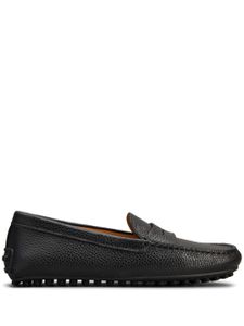 Tod's mocassins en cuir Gommino à fini grainé - Noir