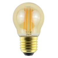 LED Filament lamp E27 - 4,5 Watt 423 Lumen - G45 - 2200K Warmwit licht - Dimbaar - Amber glas
