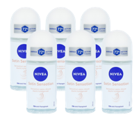 Nivea Satin Sensation Anti-Transpirant Roll-On Voordeelverpakking