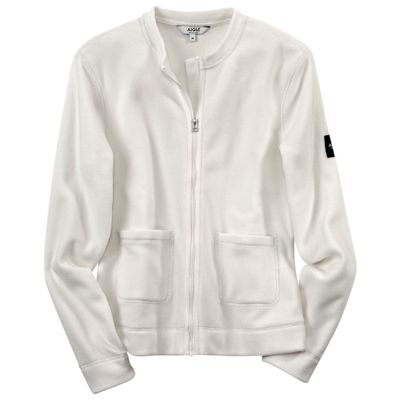 Aigle Dames Fleecevest Fadew, wit, Maat: 46