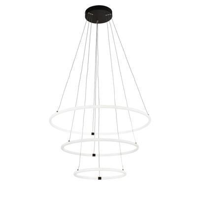 Searchlight HanglampRevolve vide 3-rings zwart - 40176-3BK