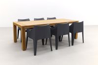 Coccolona antraciet/Rome brown 240 cm. tuinset - 7-delig
