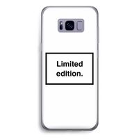 Limited edition: Samsung Galaxy S8 Plus Transparant Hoesje