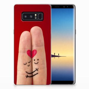 Samsung Galaxy Note 8 Silicone Back Cover Liefde - Origineel Romantisch Cadeau