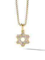 David Yurman pendentif Deco Star of David en or 18ct pavé de diamants (24 mm)