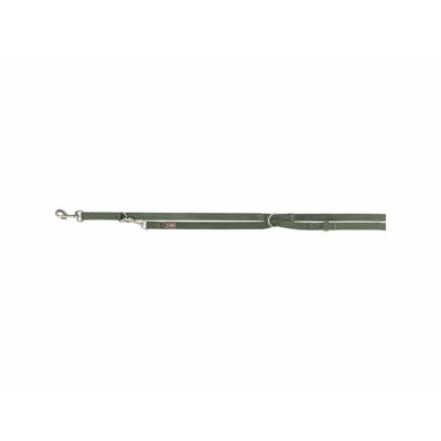 Verstelbare hondenriem Trixie Premium Groen Olijf M/L