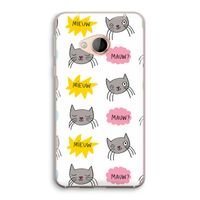 Meow: HTC U Play Transparant Hoesje