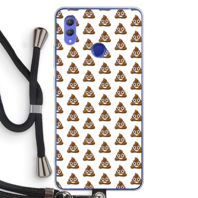 Poop emoji: Honor Note 10 Transparant Hoesje met koord