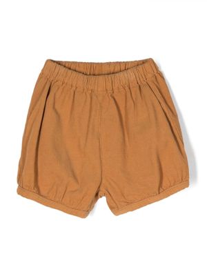 Knot short Celeste en velours côtelé - Jaune
