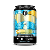 Frontaal Witte Simmie 33cl Frontaal Witte Simmie 33cl