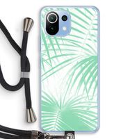 Palmbladeren: Xiaomi Mi 11 Lite Transparant Hoesje met koord