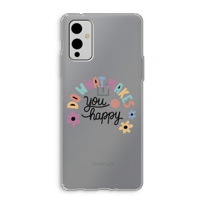 Happy days: OnePlus 9 Transparant Hoesje