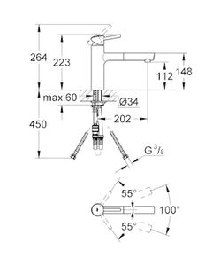 Grohe Concetto Keukenkraan Met Uittrekbare Kraanuitloop Chroom