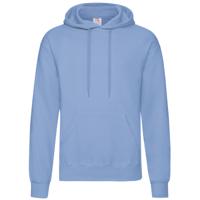 Fruit of the Loom Sweater - met capuchon - lichtblauw - volwassenen - Hoodie