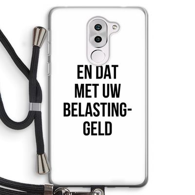Belastinggeld: Honor 6X Transparant Hoesje met koord