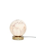 Tafellamp Carrara - Wit/Goud - Ø16cm