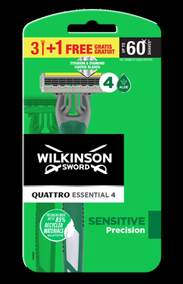 Wilkinson Quattro Essential 4 Sensitive Wegwerp