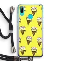 Isjes: Huawei P Smart (2019) Transparant Hoesje met koord