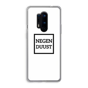 Negenduust vierkant: OnePlus 8 Pro Transparant Hoesje
