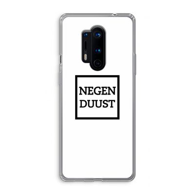 Negenduust vierkant: OnePlus 8 Pro Transparant Hoesje